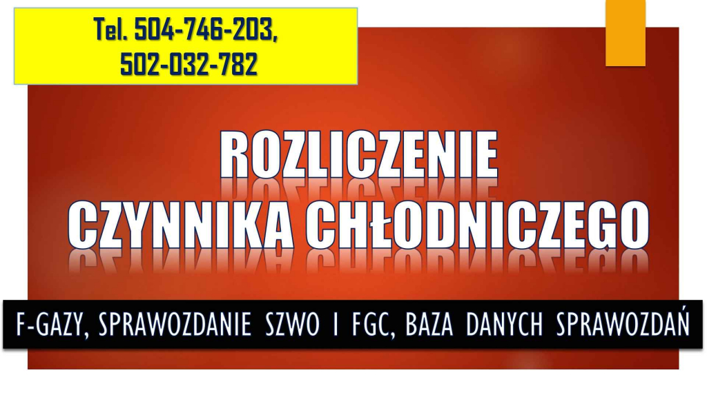 Rozliczenie czynnika chłodniczego. Tel. 504-746-203. Ewidencja fgazy. Psie Pole - zdjęcie 4