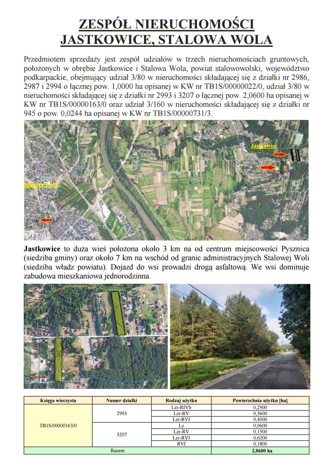 Syndyk sprzeda udziały w grunatach Jastkowice - Stalowa Wola Pisz - zdjęcie 1