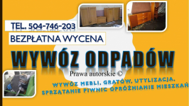 Utylizacja starych, mebli, cennik, tel. 504-746-203,wywóz gratów. Psie Pole - zdjęcie 2