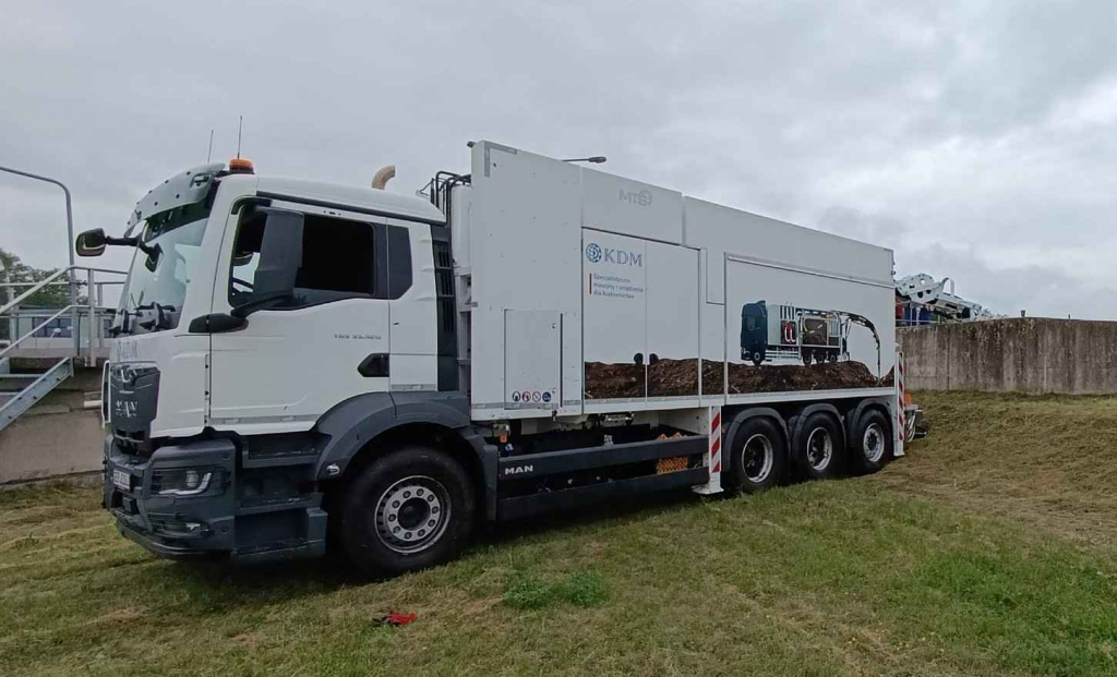 Koparka ssąca MAN MTS Dino 12 odkurzacz na sprzedaż lub wynajem Stara Bukówka - zdjęcie 3