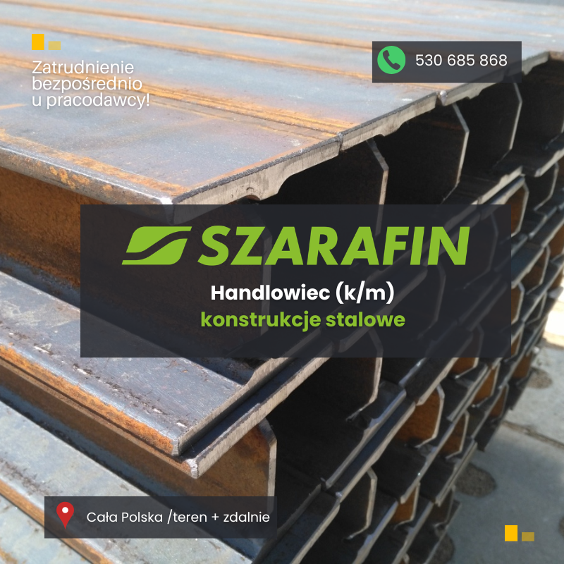 Handlowiec – konstrukcje stalowe (m/k) Gdańsk - zdjęcie 1