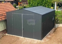 Hala Garaż blaszany 5x5m brama drzwi okno rynny dach  GP678 Płock - zdjęcie 4