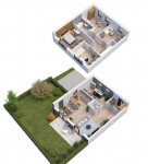 Dom w zabudowie bliźniaczej/ogród/Iwiny/cicha i zielona okolica Iwiny - zdjęcie 10