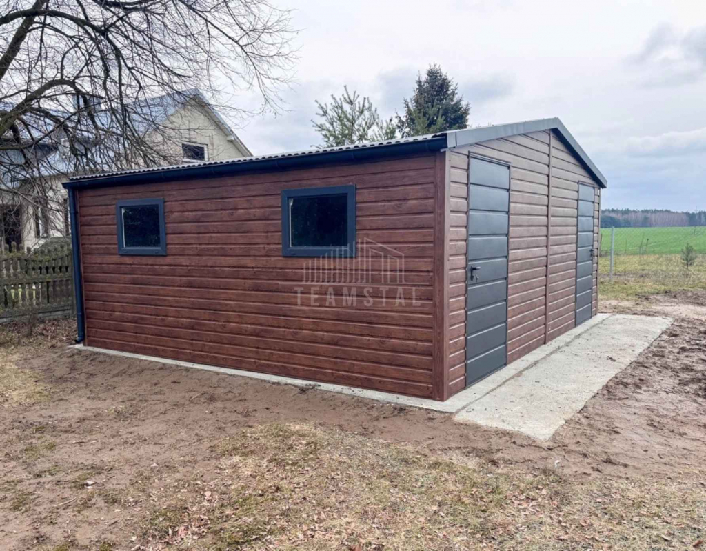 Schowek  - domek ogrodowy 6x4m - 2x drzwi - 4x okno  rynny dach TS1149 Jarocin - zdjęcie 3