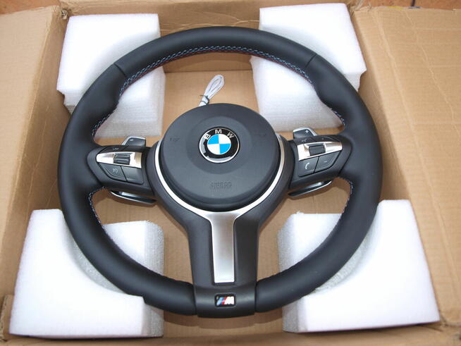 BMW X1 X2 X4 X5 Sport M pakiet kierownica skórzana + airbag Kalisz - zdjęcie 3
