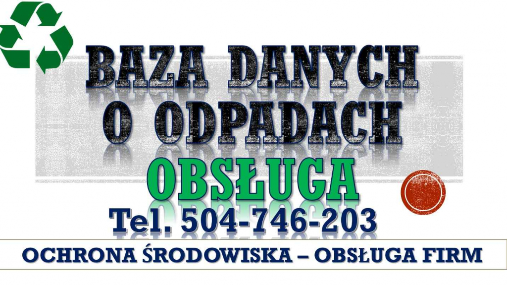 Raport z odpadów do BDO, cena, t,504-746-203. Sprawozdanie, zgłoszenie Psie Pole - zdjęcie 1