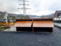 Garaż blaszany 6x6 + 3x6 wiata  Brama uchylna x2 spad w tył GP132 Nowy Sącz - zdjęcie 6