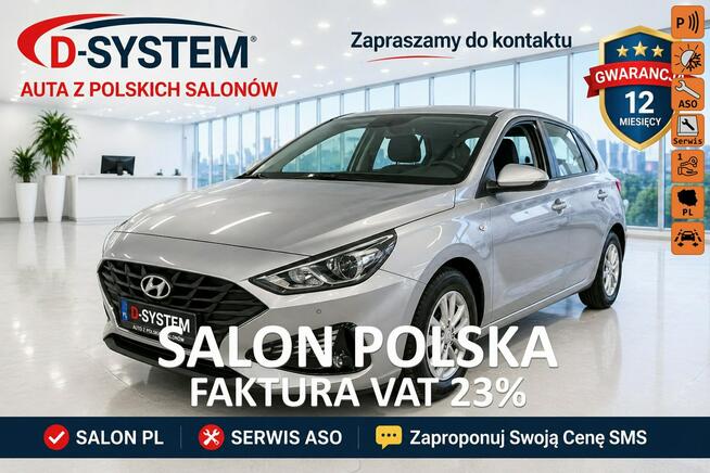 Hyundai i30 2022 Salon Polska  1Właściciel GWARANCJA serwis ASO Białystok - zdjęcie 1
