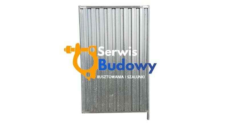 Furtka pełna z blachy ogrodzenia tymczasowe Gorzków-Wieś - zdjęcie 1