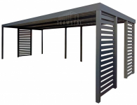 Carport PREMIUM - Wiata samochodowa 7x3 dodatkowa zabudowa TS1229