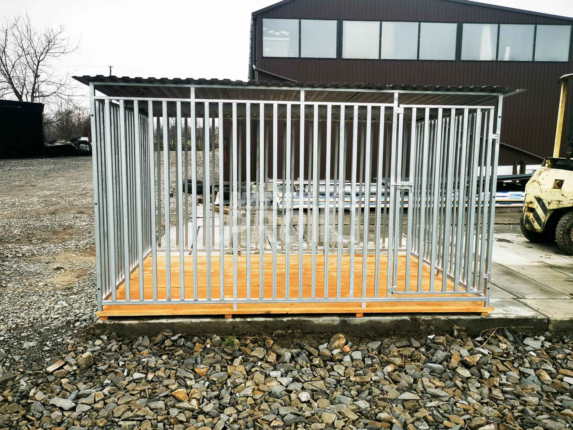 Kojec dla Psa 3x2m  z profili zamkniętych + Podłoga drewniana GP265 Brzesko - zdjęcie 6