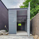 Schowek - domek ogrodowy 1,8x4m drzwi - okno - antracyt - rynny GP425 Chojnice - zdjęcie 5