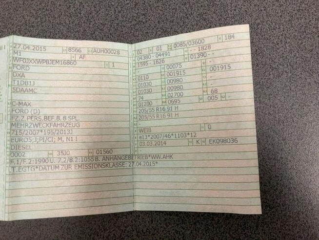 Ford C-Max Bussines Edition, hak, klimatronic, gwarantowany przebieg Wejherowo - zdjęcie 2