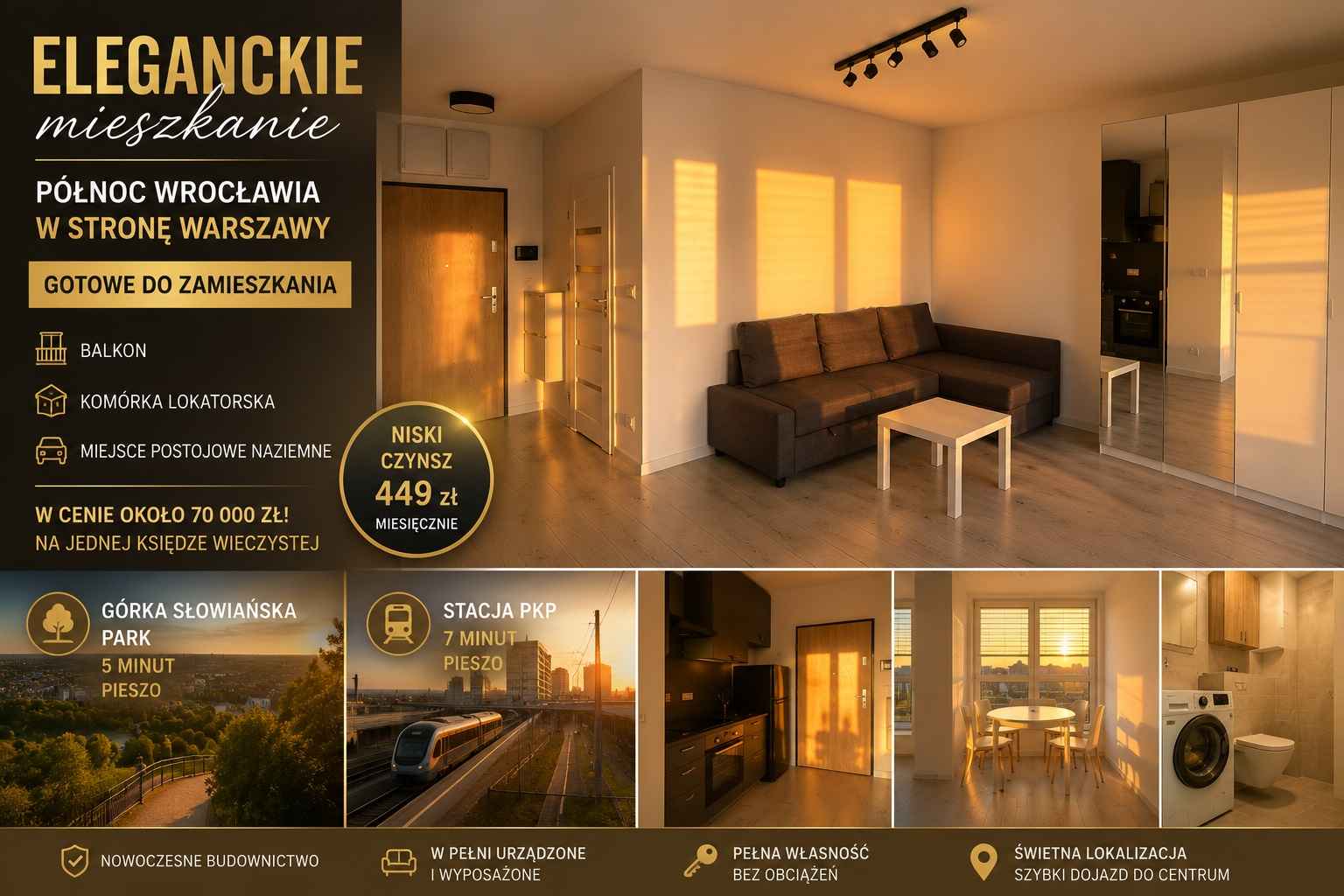 1pok, 27met, Okolice Słowiańskiej BALKON/KOMÓRKA/MP (Wrocław) Śródmieście - zdjęcie 1