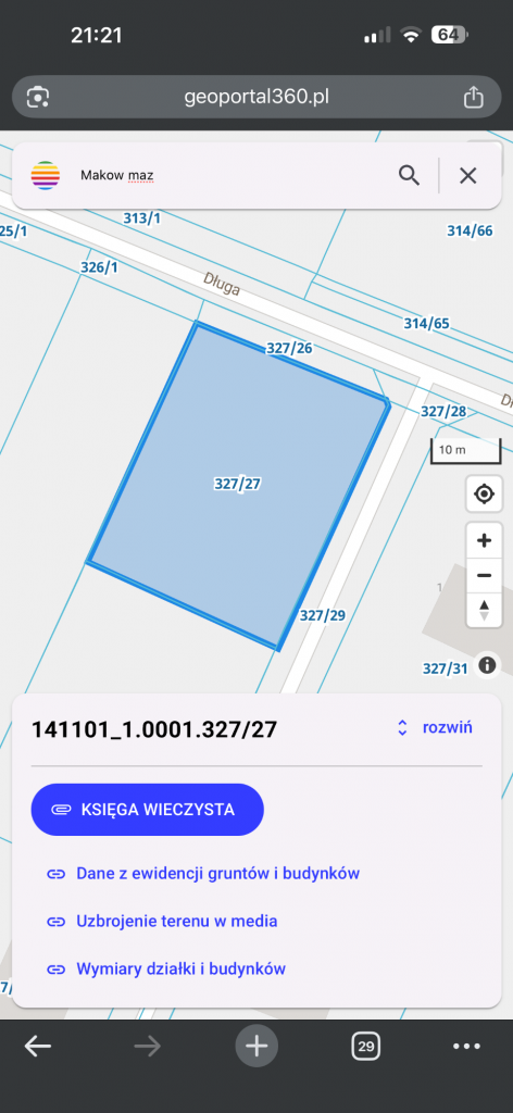 Działka budowlana Maków Mazowiecki - zdjęcie 1