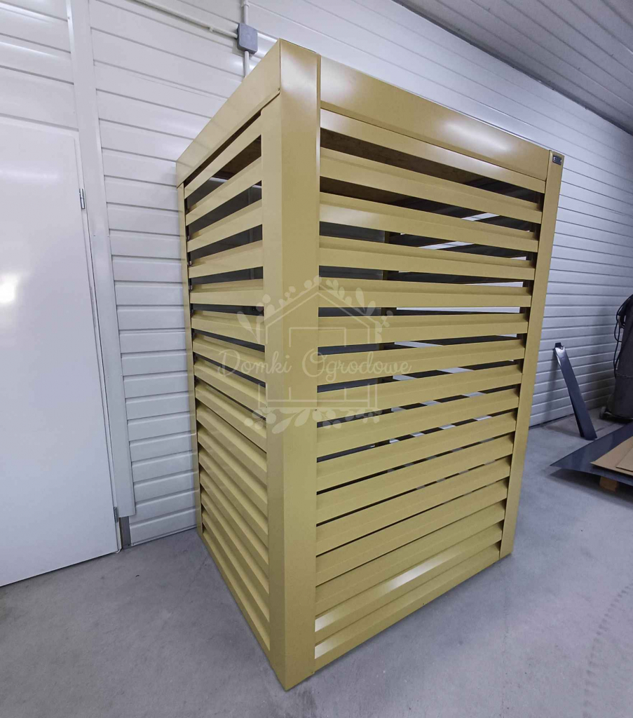 Osłona pompy ciepła 90x40x140 cm żółty Zabudowa ID859 Września - zdjęcie 2