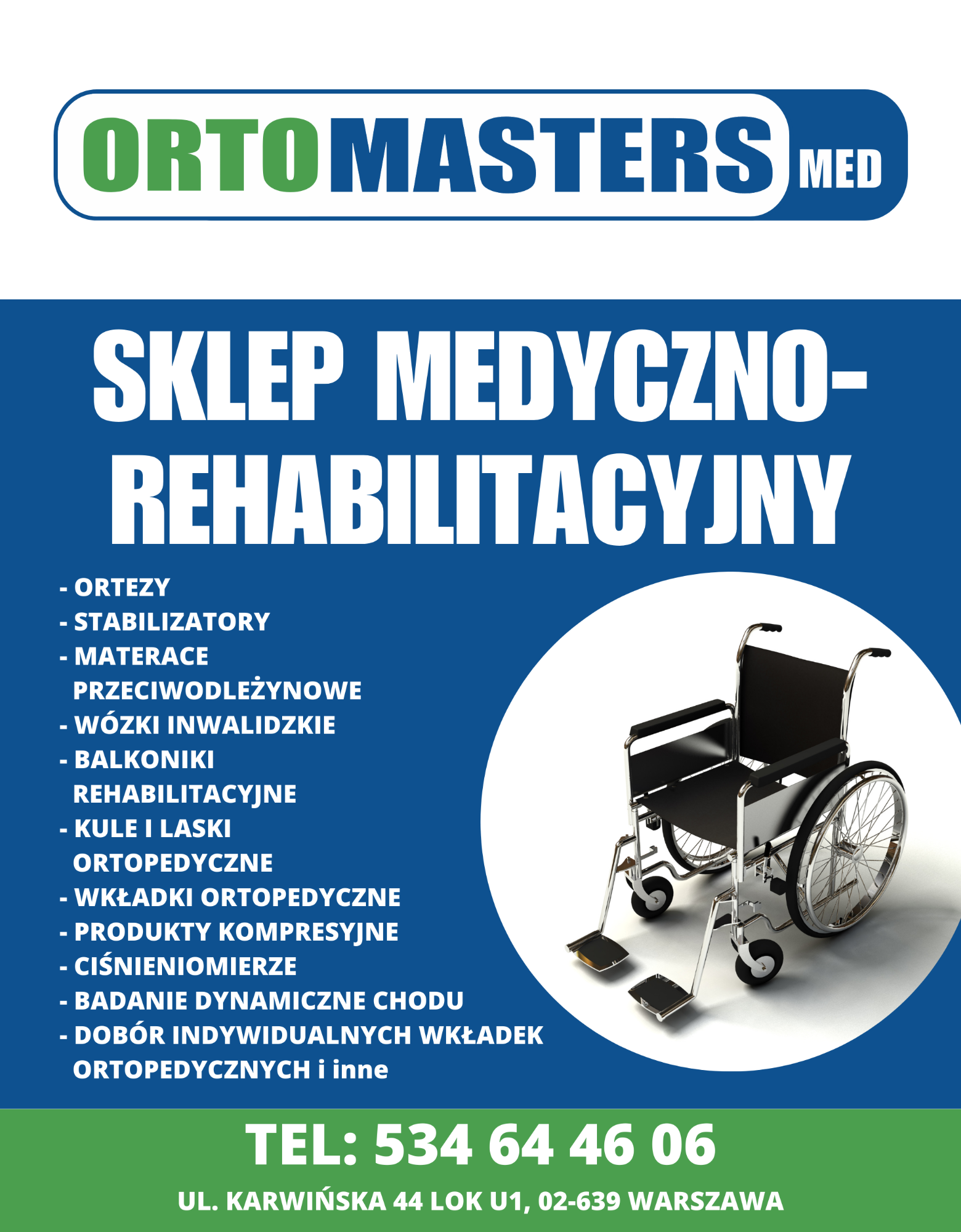 ORTOMASTERS-MED SKLEP REHABILITACYJNY Mokotów - zdjęcie 2