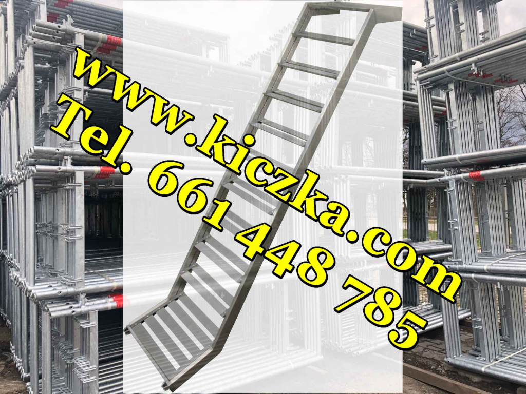 Schody aluminiowe do RUSZTOWANIA Typ PLETTAC - Hurtownia Rusztowań Ursus - zdjęcie 1