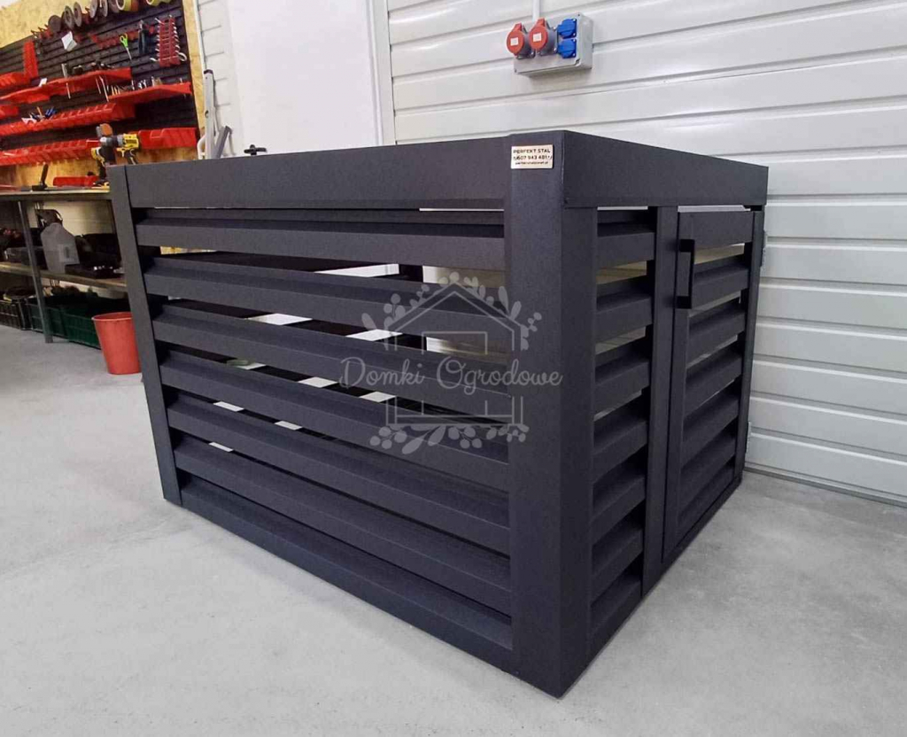 Osłona klimatyzatora – pompy ciepła 90x50x70 cm antracyt ID1142 Białystok - zdjęcie 5