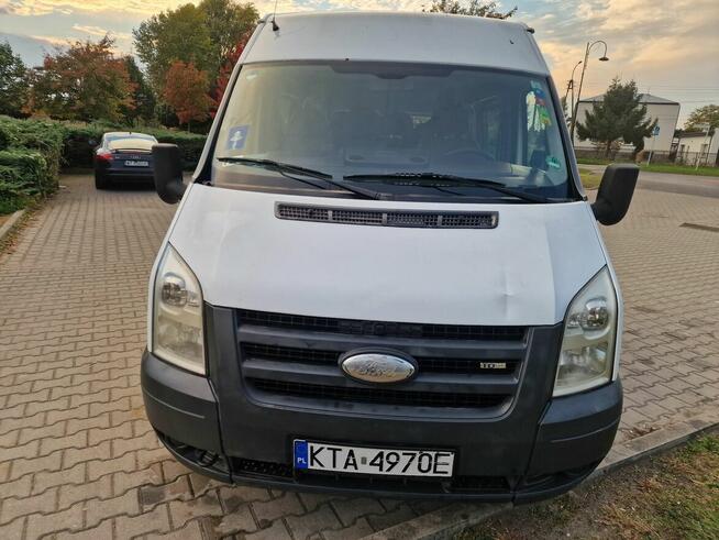 Ford transit mk7 2.4tdi 115km rwd 9 osób osobowy klima Warszawa - zdjęcie 5