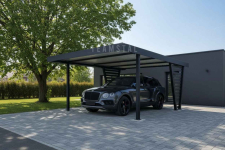 Carport V PREMIUM 4,5x5,5m Wypełnienie panelami Wiata TS1255 Rawa Mazowiecka - zdjęcie 3