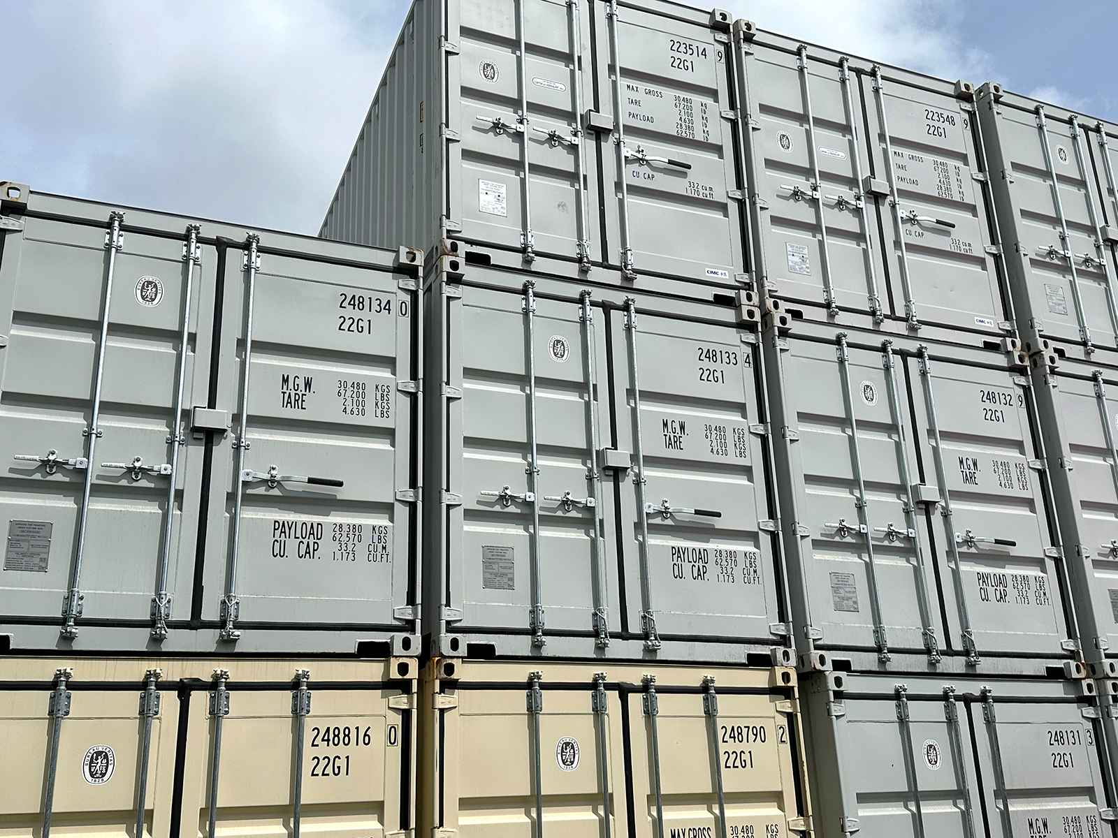 Nowe kontenery morskie 20'DV Gdańsk - zdjęcie 1