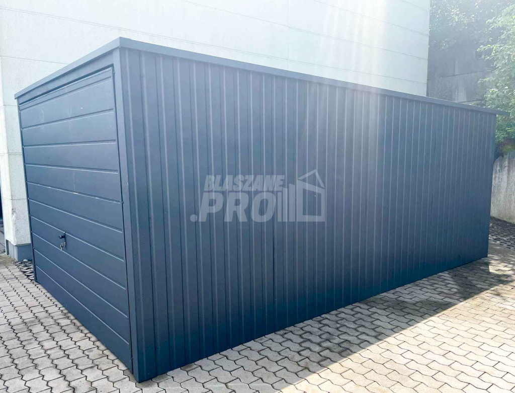 Garaż blaszany 3x6 Brama uchylna  spad w tył GP192 Kalisz - zdjęcie 2