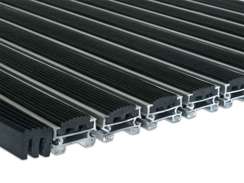 Wycieraczka wejściowa aluminiowa systemowa na wymiar Producent cena m2 Lubliniec - zdjęcie 2