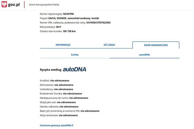 Dacia Dokker Benzyna Zarejestrowany Ubezpieczony Elbląg - zdjęcie 3