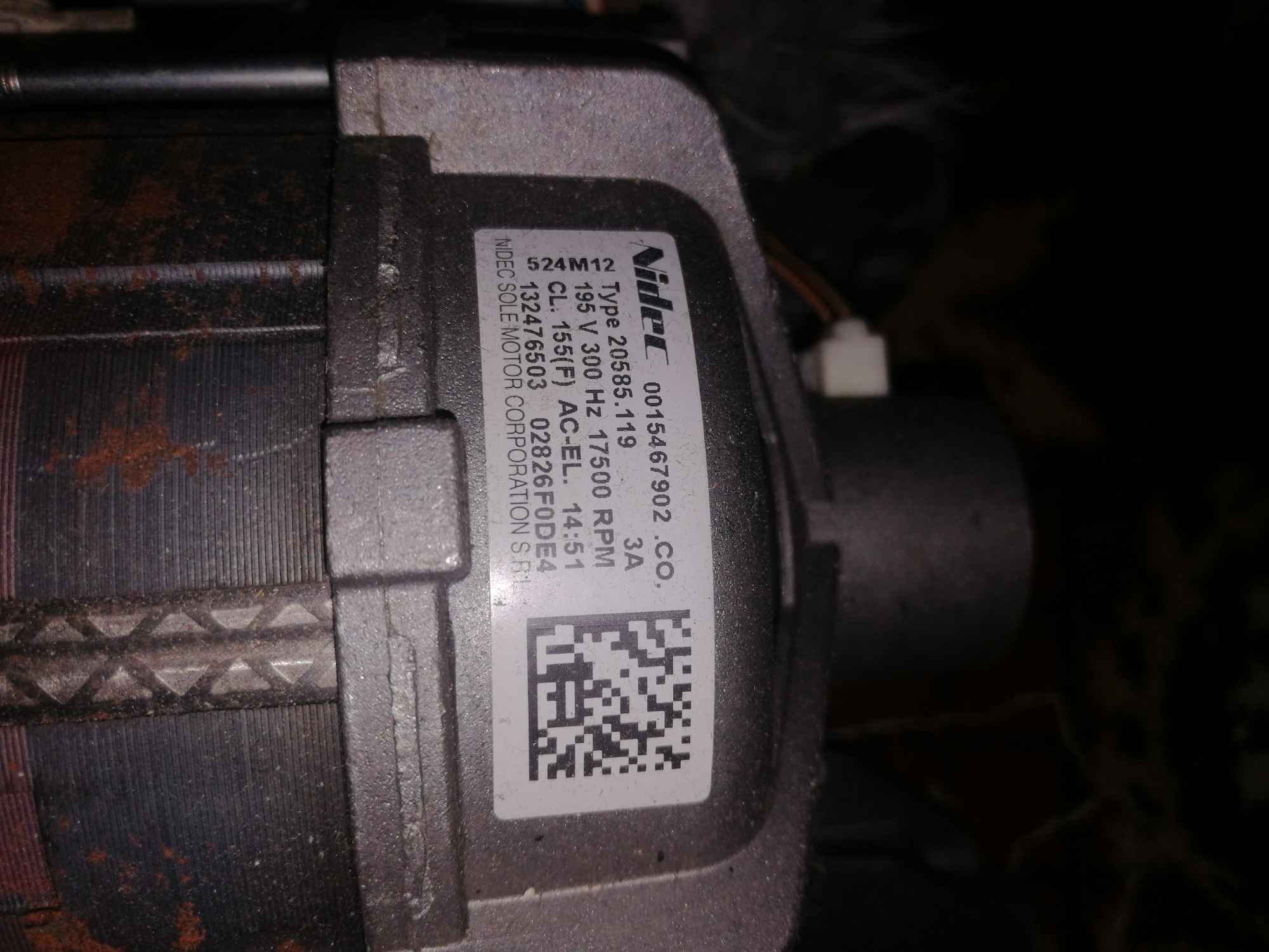 Silnik do pralki Electrolux Włochy - zdjęcie 3