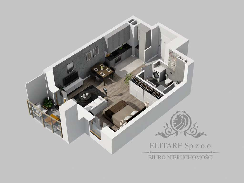 Piękne mieszkanie z molwiością wydzielenia sypialni, Reymonta Wrocław - zdjęcie 6