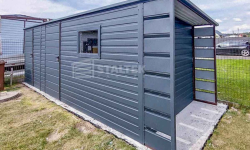 Schowek Domek Ogrodowy 5x2m + Wiata 0,5m 2x Drzwi Okno dach  ST153 Jelenia Góra - zdjęcie 3