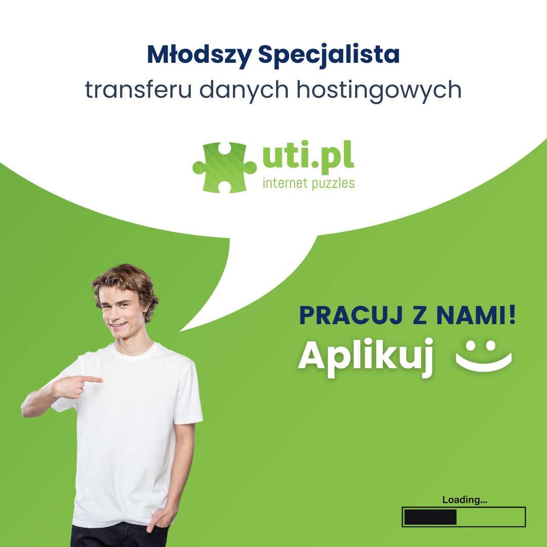 Młodszy Specjalista transferu danych hostingowych Kielce - zdjęcie 1