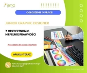 Junior Graphic Designer (K, M) z orzeczeniem zdalnie cała Polska Ochota - zdjęcie 2