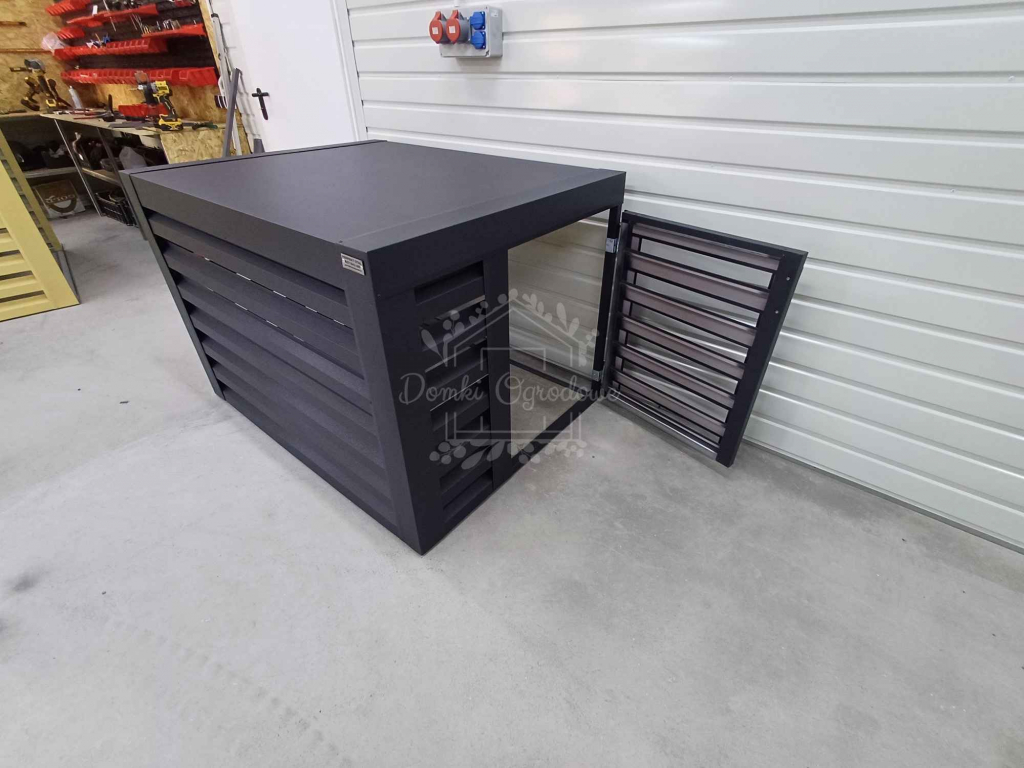 Osłona pompy ciepła 100x60x70 cm antracyt Zabudowa ID861 Malbork - zdjęcie 6