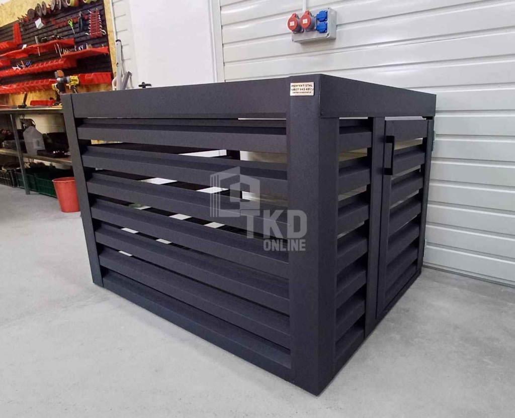 Osłona klimatyzatora pompy ciepła 90x50x70 cm drzwiczki TKD442 Białogard - zdjęcie 5