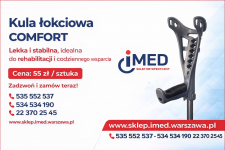 Kula łokciowa COMFORT – lekka i stabilna
