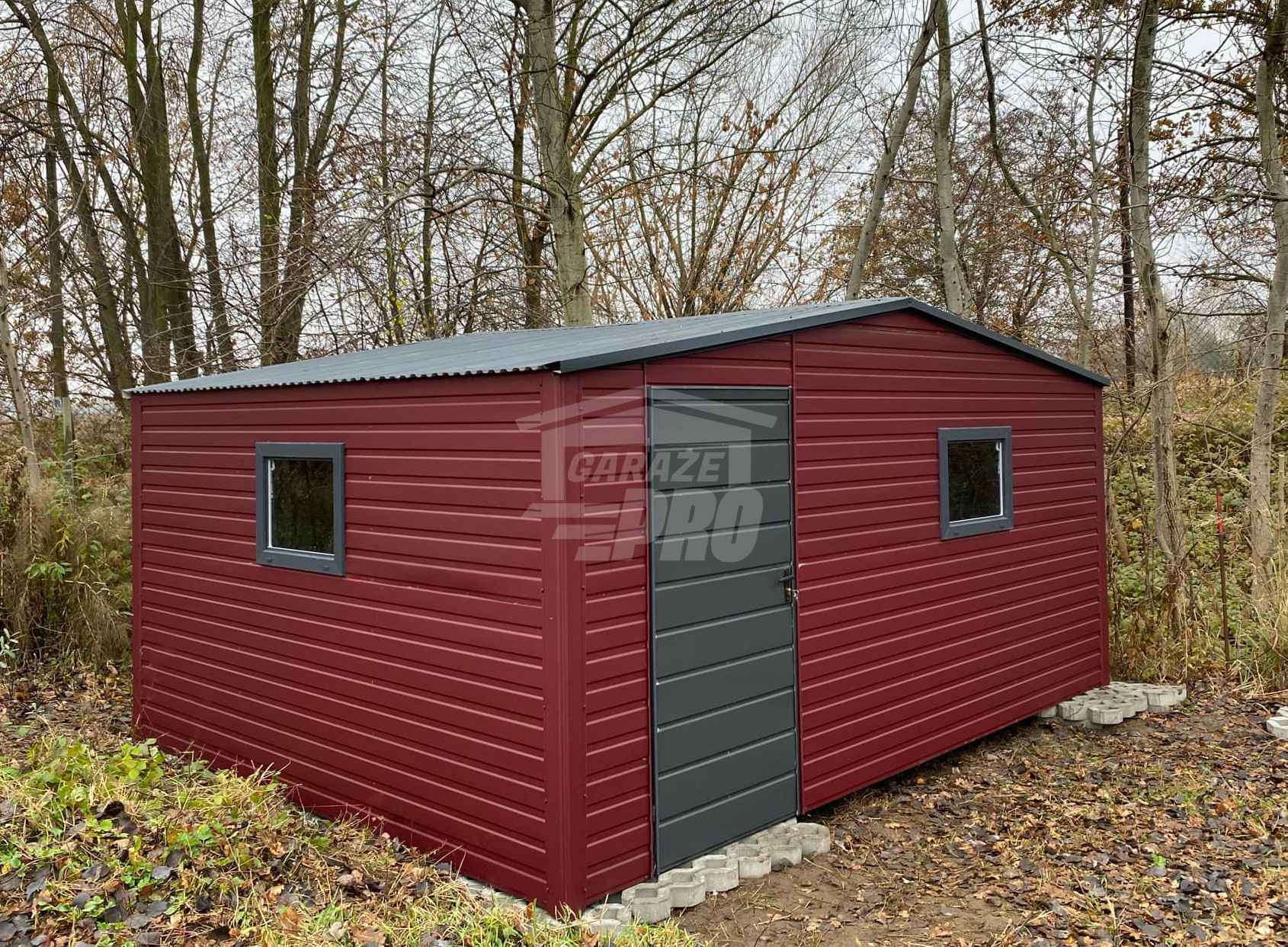 Schowek Domek ogrodowy 5x4m drzwi -2x okna Dach GP669 Gdańsk - zdjęcie 3