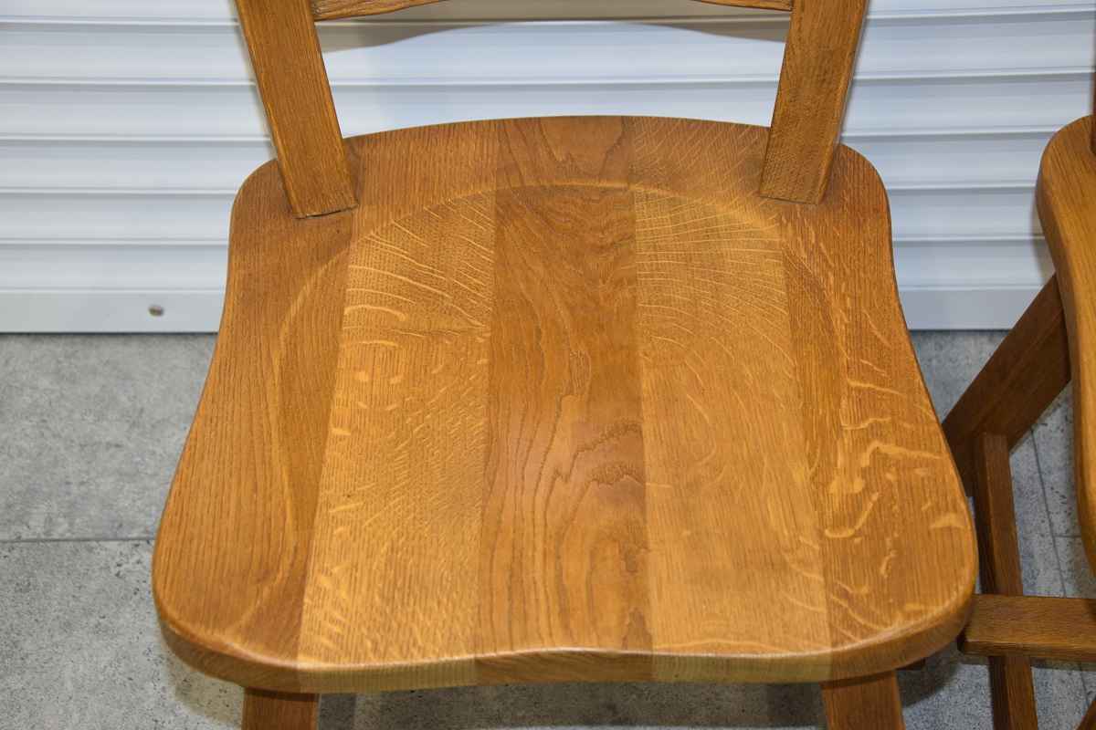 krzesła dębowe 4 sztuki - jak nowe Olsztyn - zdjęcie 4