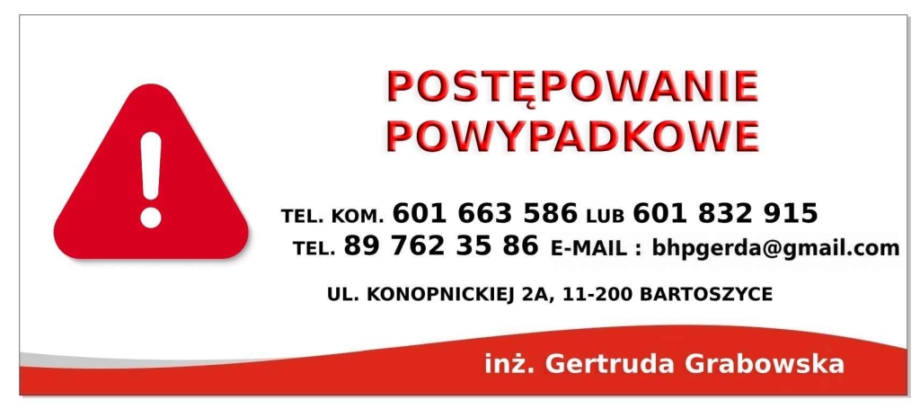 Usługi BHP w pełnym zakresie Bartoszyce - zdjęcie 6