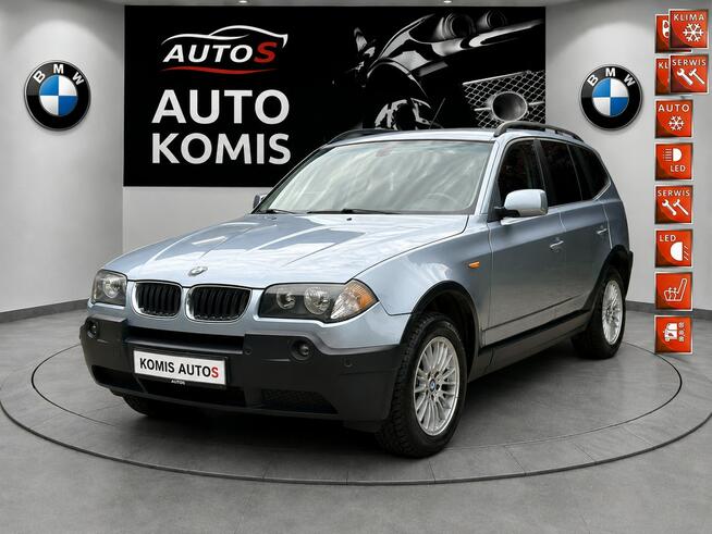 BMW X3 2.0d 150KM Skóry Sport Xenon 2xPDC Hak Zarejestrowany @Zamiana@ Wrocław - zdjęcie 1