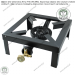 Taboret Gazowy 25cm x 25cm Palnik do Topiarki Parowej (MOC 7,2kW)