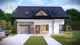 Nowoczesny dom z garażem | działka 1500 m² | Gniła