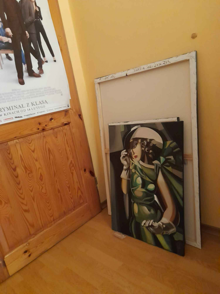 Sprzedam obraz Tamara Łempicka - Kobieta w kapeluszu - 50 na 70 cm Praga-Północ - zdjęcie 1