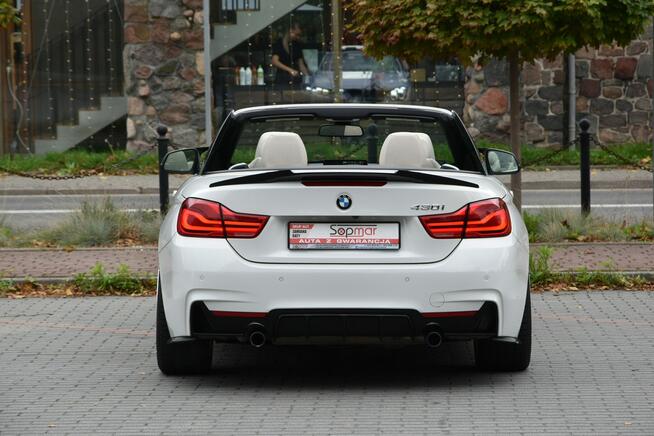 Cabrio 430i 252KM 2018r. Sport Line Full LED Kamera NAVi manetki F1 Kampinos - zdjęcie 7