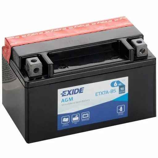 Akumulator 12V 6Ah EXIDE ETX7A-BS / YTX7A-BS DARMOWY DOWÓZ Radom - zdjęcie 1