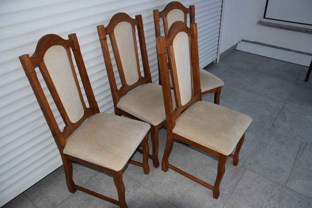 stół rozkładany i 4 krzesła - komplet w super stanie Olsztyn - zdjęcie 9