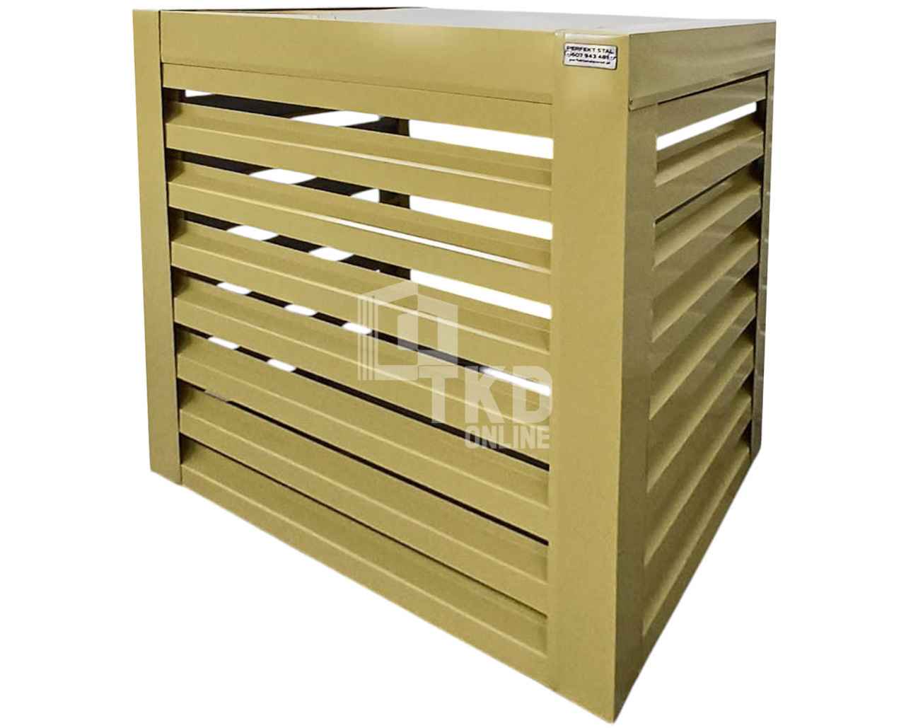 Osłona klimatyzatora 90x50x80 cm piaskowy Zabudowa TKD356 Chodzież - zdjęcie 1