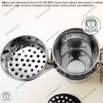 Podkurzacz Premium Nierdzewny Średni z Chłodnicą Odymiacz Miech Jaśliska - zdjęcie 10