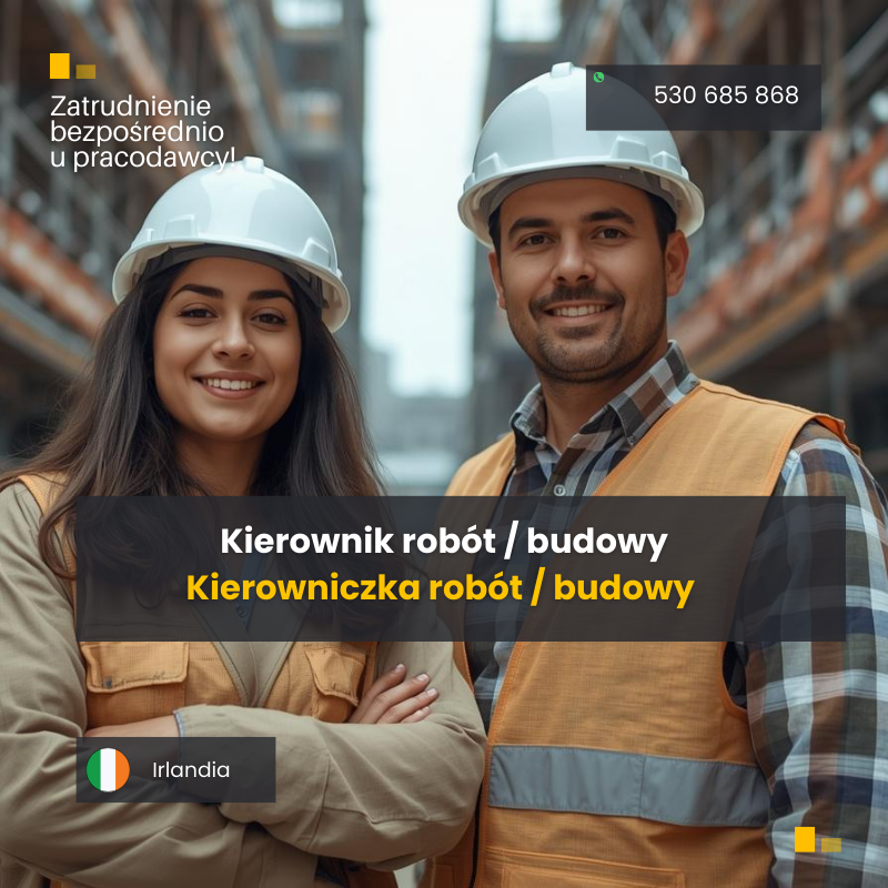 Kierownik Robót / Budowy (m/k) Jeżyce - zdjęcie 1